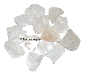 Wholesaler and Supplier of <b>Crystal</b> Quartz Rough Tumbled Stone - Product Image 1