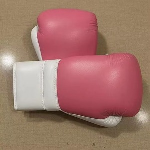 Gants de boxe en cuir de vachette cousus à la main, toutes tailles, logo personnalisé, prix de gros d'usine - Product Image 2