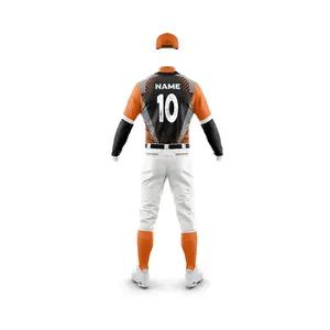 Tenue de baseball homme 2026 de qualité supérieure, 100 % polyester respirant, ensembles personnalisables avec logo privé, options grandes tailles - Product Image 6