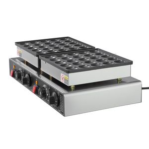50pcs Mini Dutch Pancake Maker Non-Stick Stainless Steel Dorayaki Baker 1800W Commercial Dual <b>Electric</b> Poffertjes Grill <b>Pan</b> - Product Image 3
