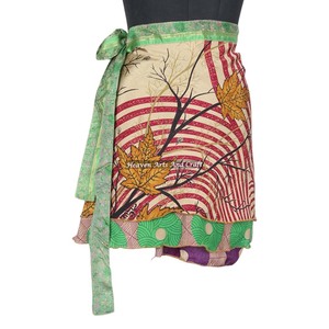 Mini Skirt Vintage Silk Sari Magic Wrap Mini Skirts Boho Maxi Reversible <b>Tube</b> Vintage Sexy Mini Silk Sari Skirt Summer Beachwear - Product Image 1