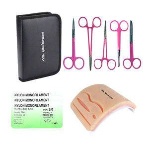 Silicone Suture Practice <b>Kit</b> For The Practice Of Surgical <b>Suturing</b> Medical Student Surgery Suture <b>Kit</b> Surgical Medic Instruments - Product Image 1