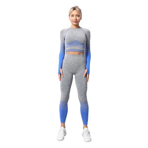 Conjunto de Ropa Deportiva Personalizada para Gimnasio, Conjunto de Yoga de Secado Rápido para Mujer, Conjunto de Dos Piezas para Yoga, Gimnasio y Fitness, Venta en Línea - Product Image 6