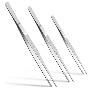 Pinzas de Cocina de Acero Inoxidable de 30 cm para Decoración Culinaria, Pinzas para Alimentos - Product Image 3