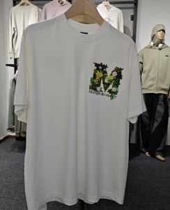 Camiseta Casual de Manga Corta para Hombre, Unisex, 220g, 100% Algodón, Transpirable, de Secado Rápido, con Nuevo Estampado de Letras, Ropa Urbana de Verano - Product Image 1