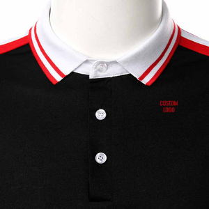เสื้อโปโลสไตล์สตรีทแวร์ ผ้าระบายอากาศดี ทรงสั้น แขนสั้น ดีไซน์ทันสมัย สีทูโทน พรีเมียมคุณภาพเยี่ยม สวมใส่สบาย พร้อมปักโลโก้ตามสั่ง - Product Image 4