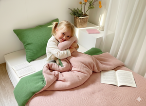 Couette en gaze de coton double face de qualité supérieure coréenne, écologique, respirante et douce, 6 oz, pour adultes et enfants, taille personnalisée - Product Image 2