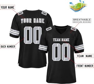 Camiseta de Fútbol Americano OEM ODM, Mezcla de Spandex, Impresión Digital, Absorbe el Sudor, Antiencogimiento, Antidecoloración, Ropa Deportiva de Alto Rendimiento - Product Image 6
