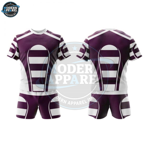 Uniforme de Rugby Sublimado para Hombre, Nuevo, al por Mayor, con Diseño Impreso y Pantalones Cortos, Uniforme de Rugby Profesional - Product Image 5