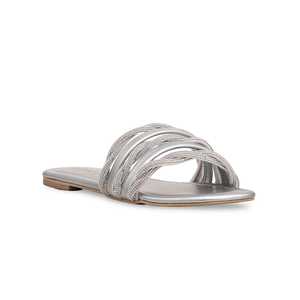 Silver Fancy Sports pour pantoufles FN7720 - Product Image 2