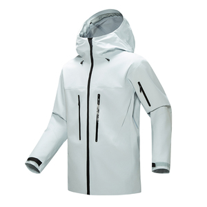 CONMR Men's 3-Layer Hard Shell Windbreaker <b>Jacket</b> Zipper Closure Outdoor Rain <b>Jacket</b> Waterproof Sportswear Hiking Skiing - Product Image 6