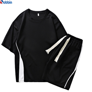 Conjunto Deportivo de Verano para Hombre, Estilo Urbano, Personalizado, de Alta Calidad, Holgado, para Baloncesto, Running, Informal, Transpirable - Product Image 2