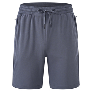 2026 Hot Sale Men's Summer Sporty Solid Sports Shorts Breathable Quick-Drying Loose Running <b>Elastic</b> Waist Beach Casual Style - Product Image 2