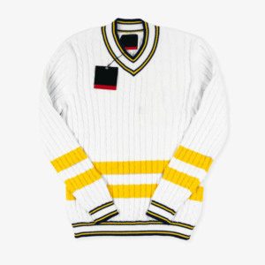 Custom Jacquard Knitted Crew Neck Unisex <b>Cardigan</b> <b>Sweater</b> Nylon/Acrylic Material Wool Liner Anti-Pilling All Seasons - Product Image 2