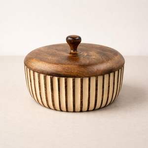 Boîte de rangement en bois pour roti et chapati, finition émaillée, pour la maison, l'hôtel, le restaurant, boîte à chapati en bois, durable - Product Image 2