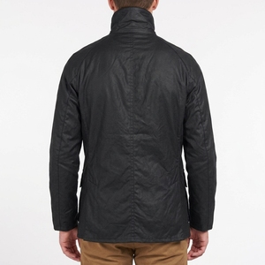 Breathable Wax Cotton Casual Jacket SUQAINA FASHION GARMENTS Men's Winter Jacket Turn-down Collar <b>Covered</b> <b>Button</b> Closure Water - Product Image 2