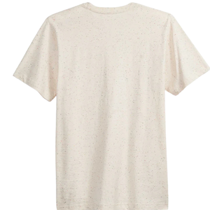เสื้อยืดผู้ชายสีธรรมชาติลายจุด น้ำหนักปานกลาง ผ้าฝ้ายพรีเมียม แขนสั้น สวมใส่สบาย ระบายอากาศได้ดี เสื้อยืดลำลอง ผ้าเปล่าสำหรับทำเสื้อผ้า - Product Image 2