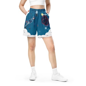 กางเกงบาสเก็ตบอลชาย สไตล์ไฮสตรีท เอวสูง ยางยืด ผ้าฝ้าย/โพลีเอสเตอร์ 220 กรัม แห้งเร็ว ระบายอากาศได้ดี - Product Image 5