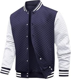 Men's Casual Spring Satin Windbreaker 100% Cotton <b>Waterproof</b> Breathable <b>Thin</b> Athletic Varsity <b>Jacket</b> Front Logo Customizable - Product Image 1