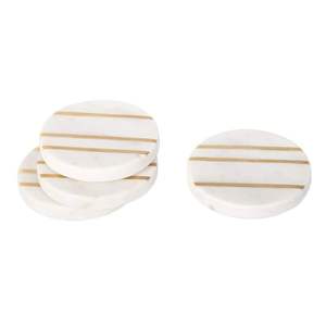 Most Popular <b>Round</b> Shape Marble Tea Coasters <b>Table</b> <b>Mats</b> & Pads Kitchenware <b>Table</b> Decor Non Slip Marble Coasters Wine Coasters - Product Image 2