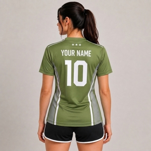 Custom Blank Football Shirt Team Women's Soccer Wear Plus Size Female Uniform <b>Player</b> Version Girl Fit Football Soccer Jersey - Product Image 2