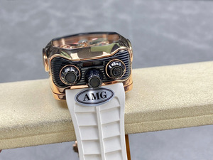 Montre mécanique automatique de luxe pour homme, en or rose, pour les affaires, les banquets, les déplacements, avec tourbillon, pour les personnes riches et haut de gamme - Product Image 4
