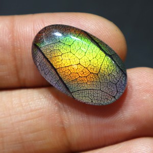 Monarch Opal Doublet Gemstone Rainbow <b>Fire</b> Opal Handmade <b>Stone</b> Jewelry <b>Fire</b> Opal Doublet Monarch Style Ring for Jewelry Making - Product Image 1