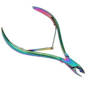 Cortauñas de Acero Inoxidable con Mango Rosa, Cuchilla Afilada, Punta Plana, Herramienta Duradera para Uñas, Uso en Dedos, Estilo Adulto, Simple, OEM - Product Image 4