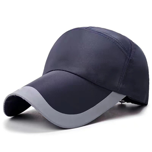 Casquette en jean bleu délavé à 6 panneaux, design personnalisé professionnel, motif à pois sportif, logo brodé, 100% coton - Product Image 4