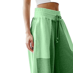 Pantalones Deportivos de Mujer con Parches, Cintura Elástica, Tela de Felpa, Largos, Casuales, con Bolsillos Elásticos, para Todas las Temporadas - Product Image 6