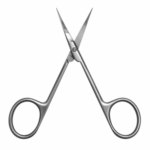 Ciseaux à cuticules russes, logo personnalisé, marque privée, extra-affûtés, courbés, outil de beauté pour manucure - Product Image 1