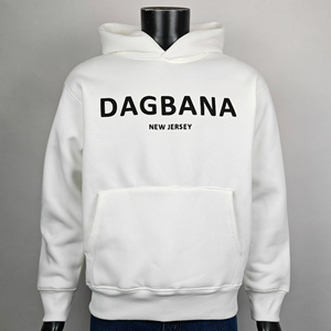 Custom Winter Oversized Drop Shoulder Men 500gsm Thick Fleece Cotton Puff DTF DTG Print Unisex Pullover Hoodies for Streetwear - Product Image 2