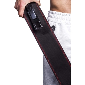 Custom Leather Weightlifting Belt for Men Gym Workout Powerlifting Exercise <b>Back</b> <b>Support</b> Fitness Gear - Product Image 2