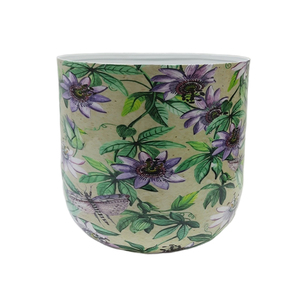 Ensemble de 3 pots à fleurs modernes en émail, petits, durables, écologiques, pour la décoration de la maison et du jardin, personnalisables, parmi les plus vendus - Product Image 1