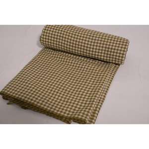 Eco-Friendly Cotton Handloom Check Fabric Indian Plaid Cloth Soft Lightweight Sewing Craft Dress Curtain Shirt Material Yard - Product Image 4