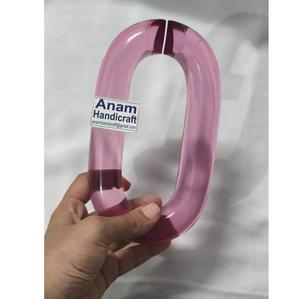 Adornos de Pared de Cadena Acrílica Modernos Personalizados, Hechos a Mano, Decoración Colgante de Resina Moderna para el Hogar, Listos para el Festival Diwali - Product Image 1