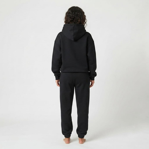 Conjunto Deportivo Personalizado para Mujer, Corte Holgado, Sudadera con Hombros Caídos, Pantalones Deportivos, Ropa Casual Moderna, Logotipo Personalizado - Product Image 6