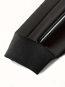 Men's Premium Sports Tracksuit Set Stand Collar <b>Zip</b> <b>Up</b> <b>Jacket</b> Jogger Pants Breathable Athletic Gym Running Training Suit - Product Image 3