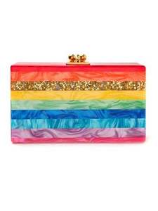 Bolso de Mano de Resina Perlada Blanca de Lujo con Cadena Dorada, Diseño Exquisito Hecho a Mano, Bolso de Noche Rígido de Estilo Único - Product Image 4