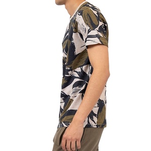 Camiseta de hombre de viscosa de bambú y algodón, estilo oversize, de moda 2026, corte holgado, casual, lisa, básica, cuello redondo, manga corta, precios bajos con MOQ bajo - Product Image 3