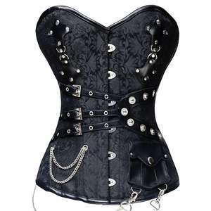 Corsets pour femmes, sexy, gainants, modernes, en cuir, pour grandes tailles, respirants - Product Image 2