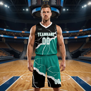 Maillot de sport personnalisé de haute qualité pour hommes, uniforme d'entraînement, maillot de basket-ball, maillot 7 sur 7, uniformes 7v7, maillot - Product Image 3