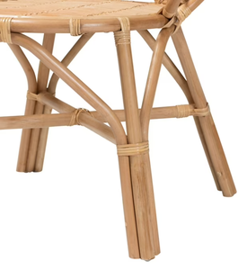 Fauteuil lounge en rotin moderne de qualité supérieure |   Design tissé à la main naturel pour hôtels et usage extérieur - Product Image 4