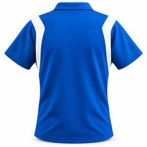 Vêtements de travail pour hommes sur mesure OEM, chemise à manches courtes, couleur contrastée, tissu piqué en coton respirant 220g, équipe d'ingénieurs - Product Image 2