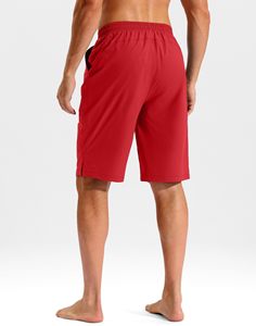 Stylish Custom Beachwear Board Shorts for <b>Men</b> Lightweight Quick Dry Swim <b>Trunks</b> Breathable Polyester Shorts for Surfing Swimming - Product Image 3