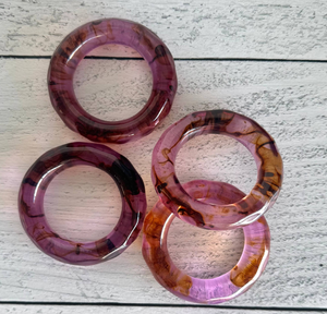 Anillo de Servilleta de Resina Ecológico y Único, Color Rosa Bebé Claro, Doble, Artesanal, el Más Vendido - Product Image 4