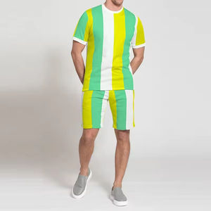 Ensemble de vêtements de sport pour homme, été, fin, séchage rapide, haut à manches courtes et short de sport, ensemble de shorts pour homme - Product Image 3