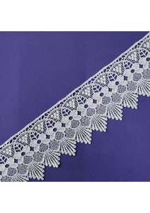 Chemical GPO Guipure Lace <b>Trim</b> <b>Fabric</b> Floral Embroidered Ribbon For Garment Apparel Dress Home Textile Craft Export - Product Image 2