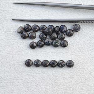 Black Honduran Opal 5mm Cabochon Round <b>Shape</b> AAA Grade Genuine Natural Black Opal Loose Certified Gemstone From Manufacturer - Product Image 3