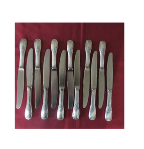 Couteau à dessert en acier inoxydable, couteau à beurre, couteau à beurre de cacahuète, ensemble de couteaux de table classiques en acier inoxydable personnalisés - Product Image 1